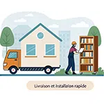 Livraison et installation à domicile, Meubles Mignot