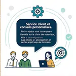 service client personnalisé Meubles Mignot