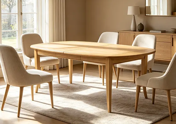 Table de salon en merisier