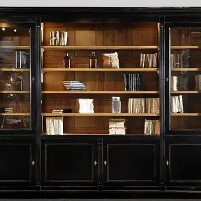 bibliothèque modèle parquet